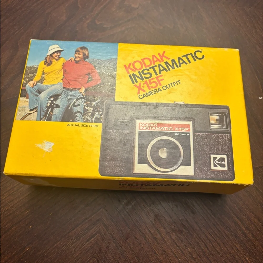 Vintage 1976 Kodak Instamactic X15F Camera Outfit